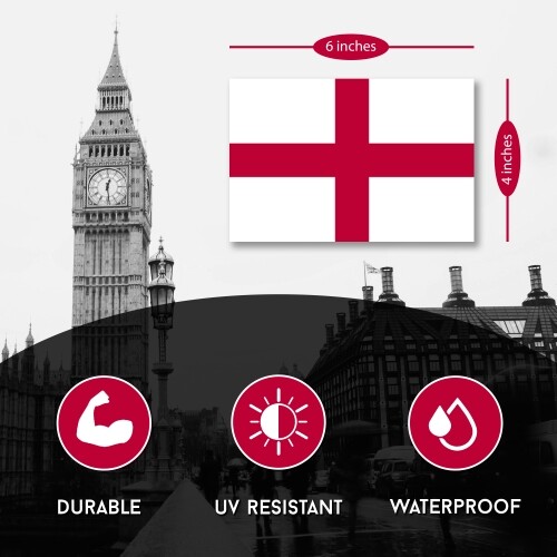 England St George Flag Car Magnet Decal - 4 x 6 Heavy Duty for Car Truck SUV - Bild 3 von 6