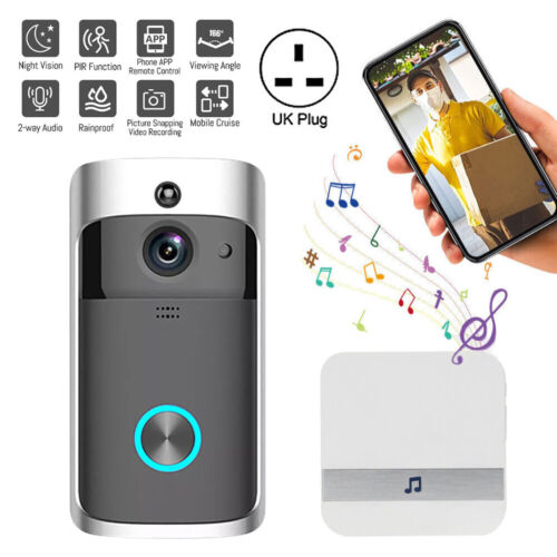 Wireless Doorbell Video Door Bell WiFi Smart Intercom Ring Security Phone Camera - Picture 32 of 42