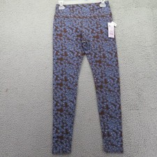 Leggings Wild Fable Women's S High-Waisted Classic Dark Brown Floral MSRP: 12