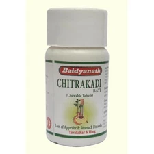 Baidyanath Chitrakadi Bati Tablets 40tab Ayurvedic Vati  Best Result Free Ship
