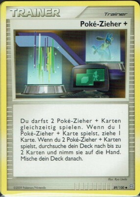 Pokemon Karte Trading Card Game D&P Sturmtief Nr. 89/100 Poke-Zieher +