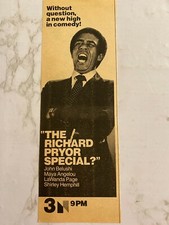 The Richard Pryor Special, Half Page Vintage TV Guide Ad