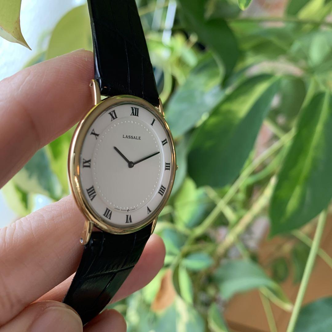Seiko Lassale Ultra-Thin Quartz Watch Vintage 80s Rare