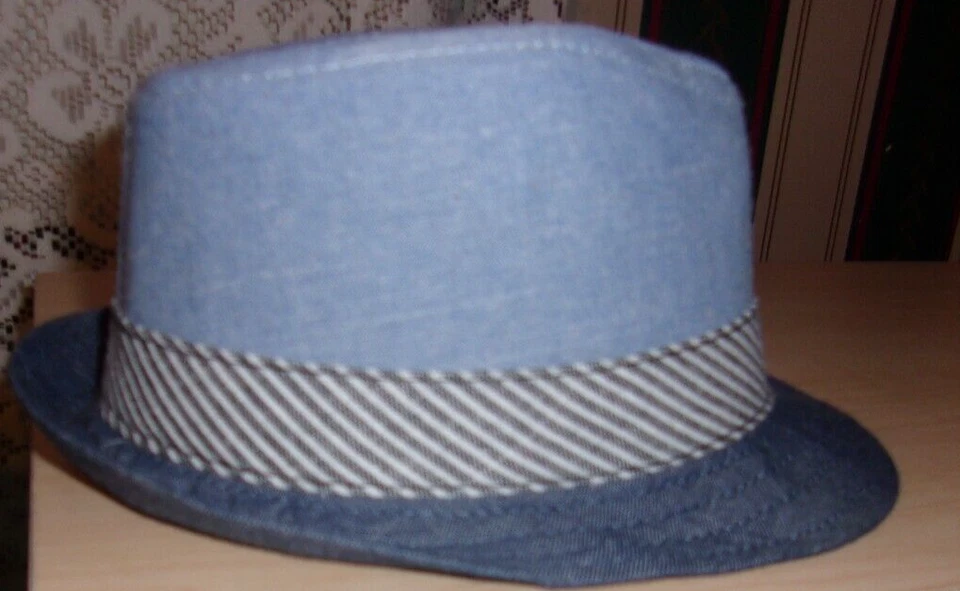BOY'S WINTER HAT BLUE / GRAY / SMALL - Image 2 of 3