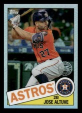 2020 Topps Chrome #85TC-19 Jose Altuve 1985 Topps Baseball Houston Astros