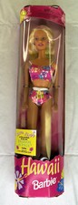 VINTAGE 1999 BARBIE HAWAII DOLL PINK FLORAL BATHING SUIT MATTEL 24614