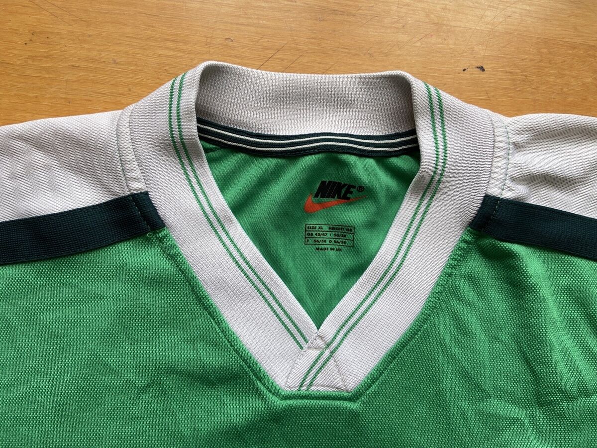 NIGERIA 1998 1999 HOME FOOTBALL SHIRT SOCCER JERSEY NIKE sz NIGERIA 1998 1999 HOME FOOTBALL SHIRT SOCCER JERSEY NIKE sz