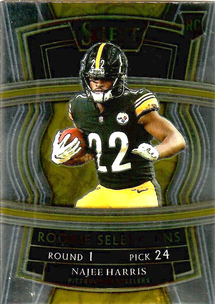 NAJEE HARRIS 2021 SELECT ROOKIE SELECTIONS #RS-10 PITTSBURGH STEELERS
