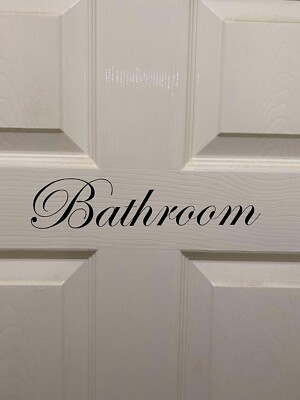 Badezimmer Schlafzimmer WC Küche Arbeitszimmer Esszimmer andere Türaufkleber Vinyl-Aufkleber