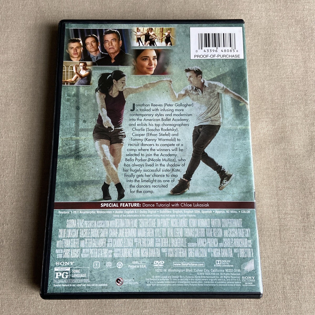 Center Stage (3) On Pointe (DVD 2016) TV Teen Dance Drama Nicole