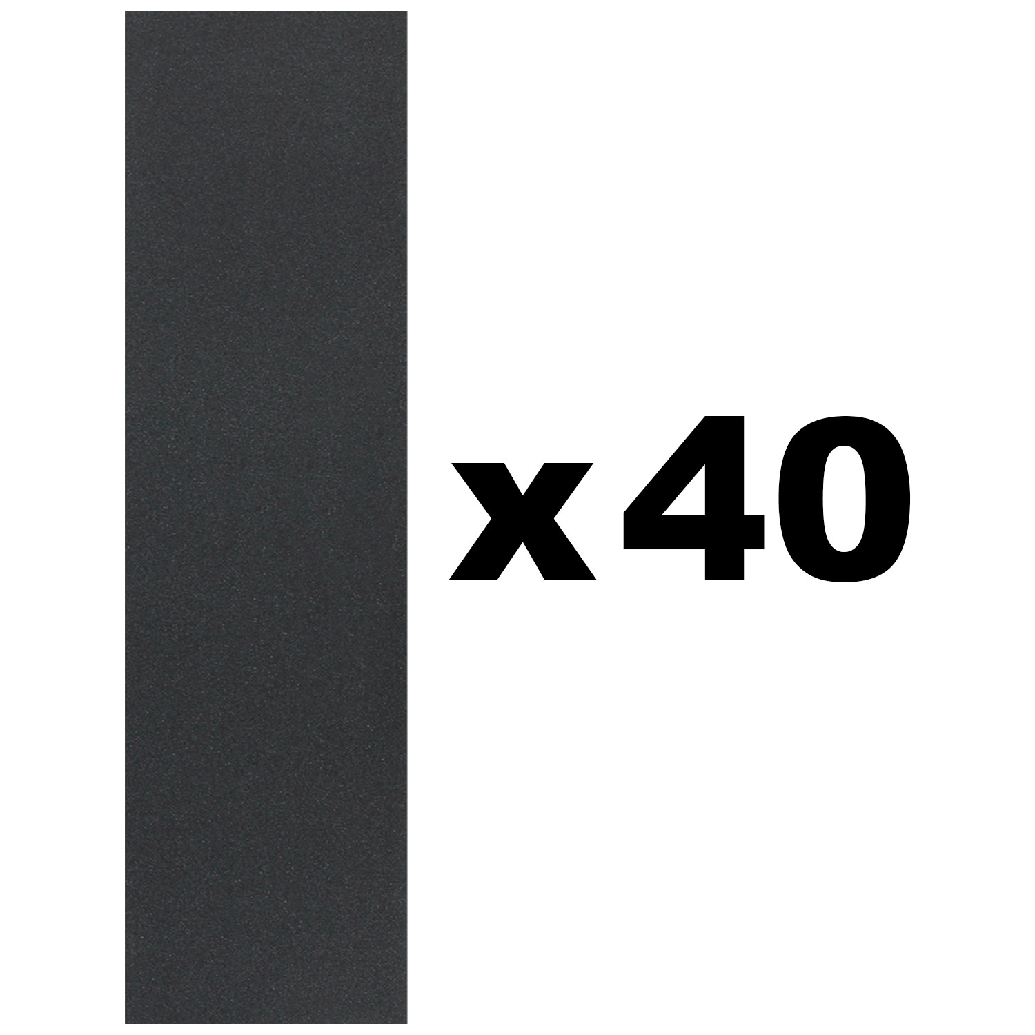 Grip Tape Black 9" X 33" Griptape 40 Pack Of Sheets