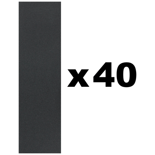 Black Diamond Skateboard Grip Tape Black 9" x 33" Griptape 40 Pack of Sheets - Picture 1 of 5