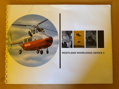 Westland Aircraft Limited 60er Jahre Whirlwind Serie 3 Prospekt