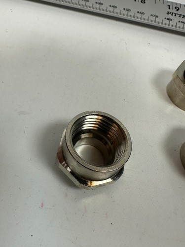 RDE Connects Adapter PG11 to 1/2" NPT PMNF-110-012 Circular - Price For 1 - NEW - Picture 2 of 9