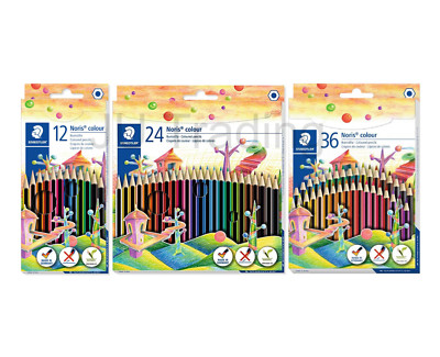 STAEDTLER Noris Colour Pencils 185 *PACKS OF 12, 24 & 36 AVAILABLE*