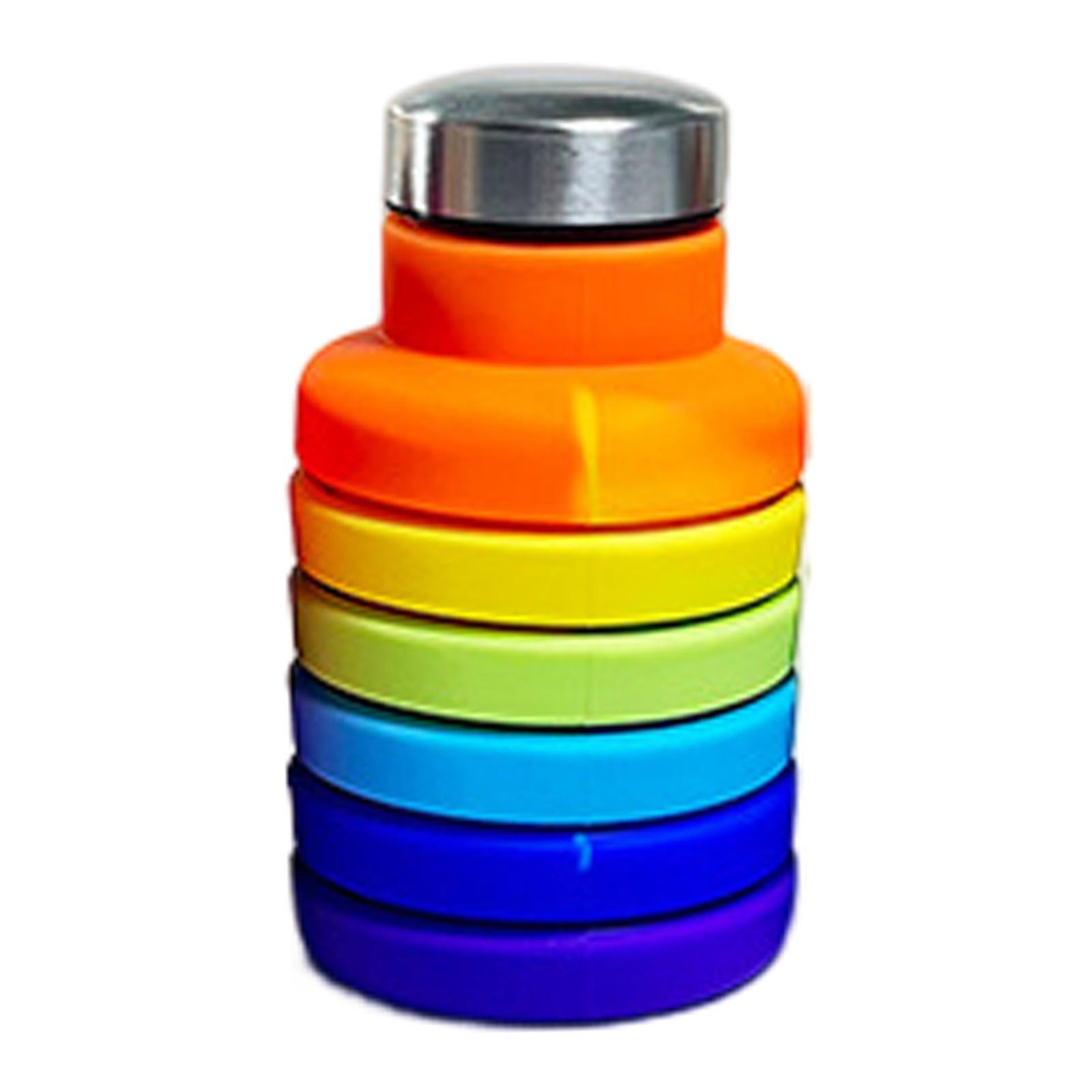 Collapsible Water Bottle Foldable Outdoor Sports Travel Hiking Camping Sports