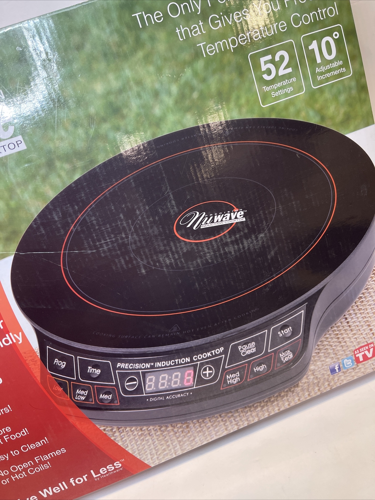 Buy NuWave 30121 Precision Heat Induction Burner Black online eBay