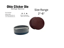 Circle 2" - 6" Leather Clicker Die