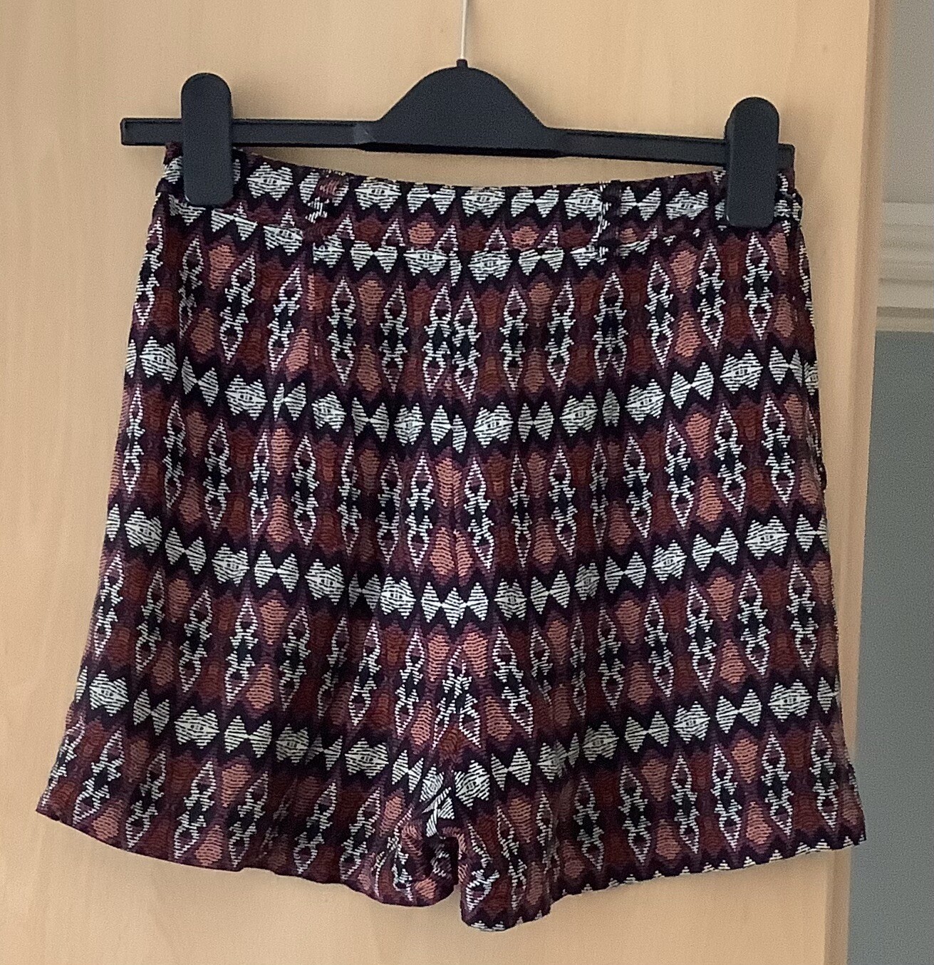 New Look Womens Aztec Shorts Size UK 6 eBay