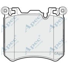 Brake Pads Set For Rolls-Royce Dawn 6.6 Black Badge Front Apec Red