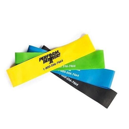 Mini Resistance Bands Set of 4 for Workouts 12x2 Inches Loops