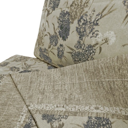 Completo letto cotone matrimoniale lenzuola fantasie shabby sotto+sopra+2federe - Foto 18 di 30