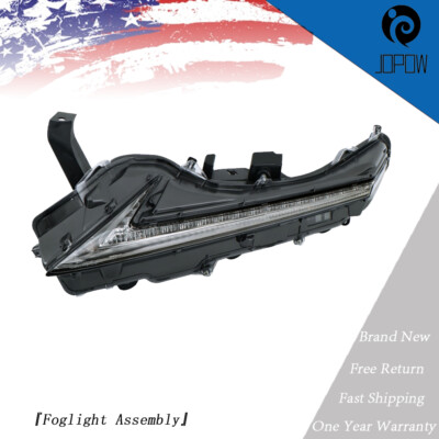 Black For 2015-2021 Lexus NX200t/300/300h Day Running Light Fog Light Left Side