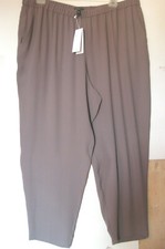 BNWT 278 Eileen Fisher Silk Georgette Crepe LUNA Slouchy Ankle Pants 2X