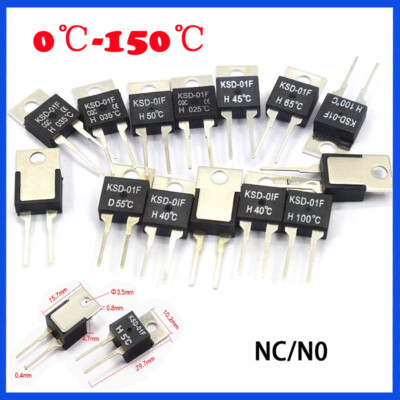 KSD-01F Thermoschalter Temperaturschalter 0-150  Schließer Öffner NC/NO