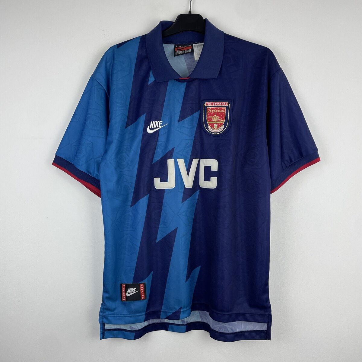 Arsenal 1995-1996 Vintage Away Football Shirt Nike Soccer Arsenal 1995-1996 Vintage Away Football Shirt Nike Soccer