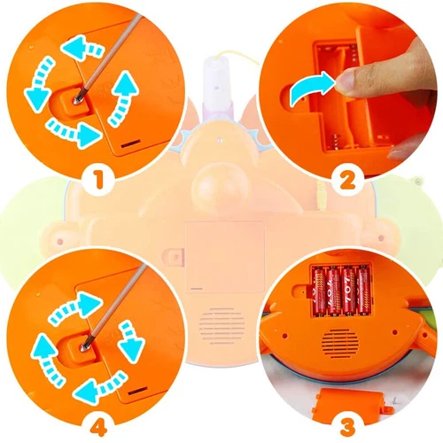 Kids Toddler First Drum Kit With Mic & Instrument CHILDREN MUSICAL TOY SET GIFTS - Picture 13 of 14