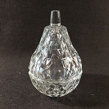 VINTAGE Deckeldose Glas H 10,5  cm 60er MID CENTURY Dose Birne