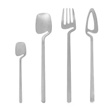 4 Piece 304 Stainless Steel Flatware Set Stainless Steel Tableware Cutlery Se...