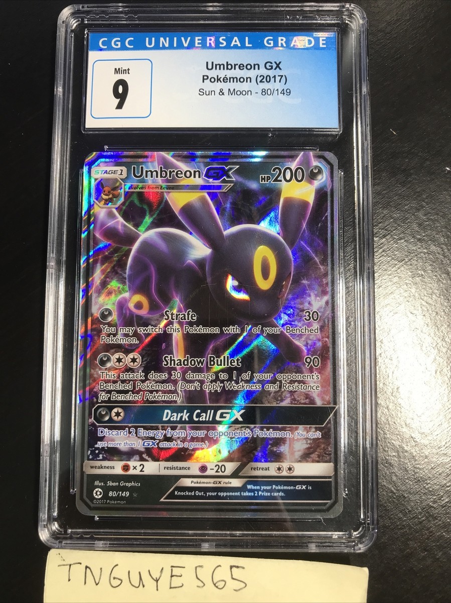 2017 Pokemon Sun & Moon #80 Umbreon GX Graded CGC 9 Mint | eBay