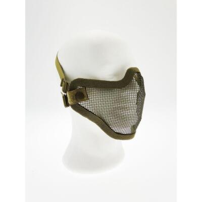 Tactical Metal Half Face Net TAN Royal Mask