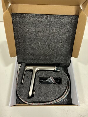 Brushed Nickel Bathroom Sink Faucet