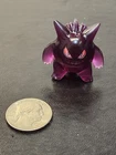 Vintage 1999 Translucent Gengar Clear PVC Pokemon Figure Nintendo Toy