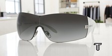 VERSACE VE2054 10008G Silver Gray Gradient 41 mm Women's Sunglasses