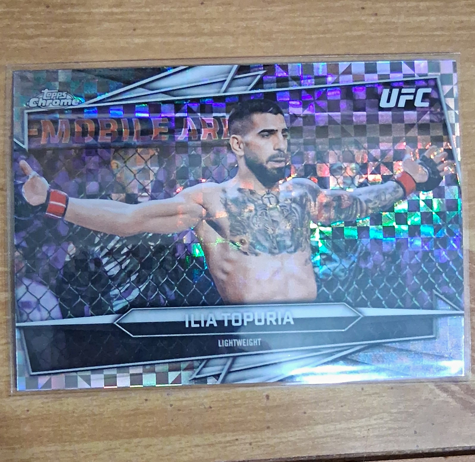 Topps Ilia Topuria 2026 Topps Chrome UFC Parallel #1