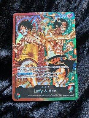 Luffy & Ace ST30-001 Leader Starter Deck EX One Piece English NM