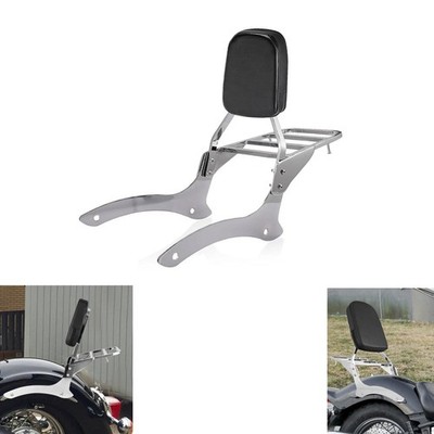 Backrest Sissy Bar with Luggage Rack for Yamaha XVS1100 Drag star Classic 00-11