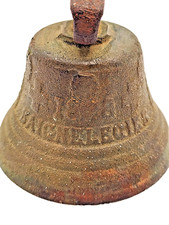 1878 Saignelegier Chiantel Fondeur Swiss Brass Cast Bell - Vintage