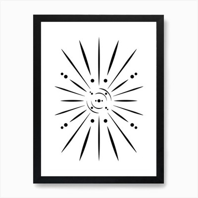 Ray Of Hope Kunstdruck gerahmt Wandbild Poster Leinwanddruck Bild
