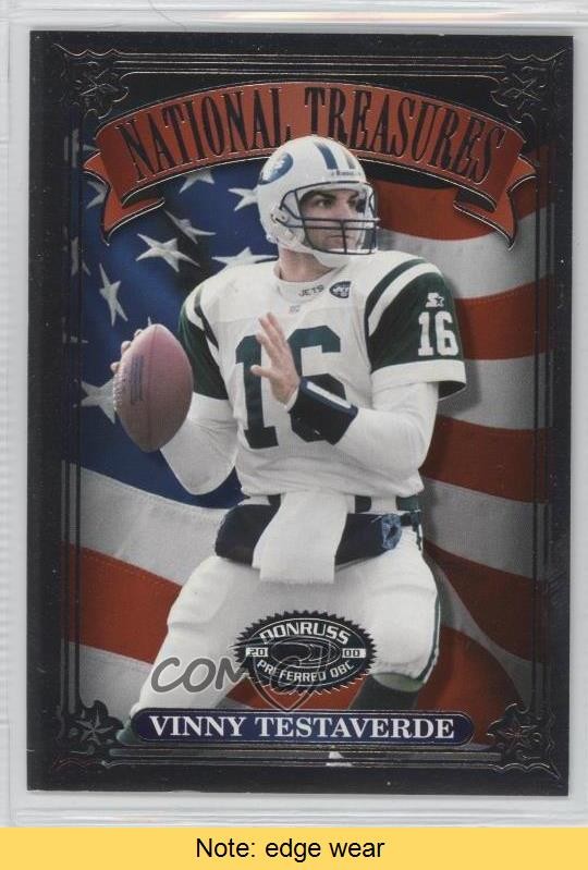 2000 Donruss Preferred QBC National Treasures 936/1000 Vinny Testaverde READ k5g