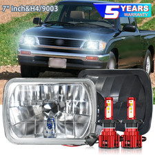 5X7" 7x6 inch Rectangle LED Headlight w/LED Bulbs Light FIT Toyota Pickup Truck