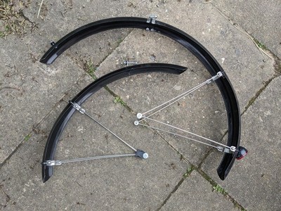 SKS Fahrrad Schutzblech Set Bluemels Basic 26'' 27,5'' 75 mm Classic Spritzschutz