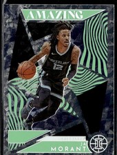 Ja Morant 2021-22 Panini Illusions Amazing Emerald #10 Memphis Grizzlies