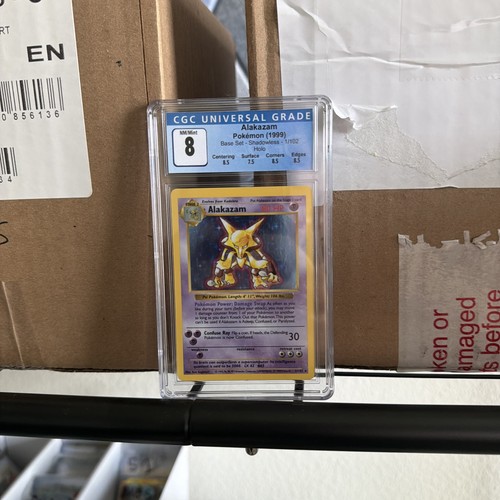 Alakazam (Shadowless) graded CGC 9 for sale on eBay