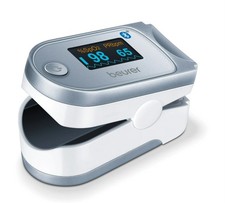 Beurer PO 60 Digital Pulse Oximeter with Bluetooth Blood Oxygen Saturation Count