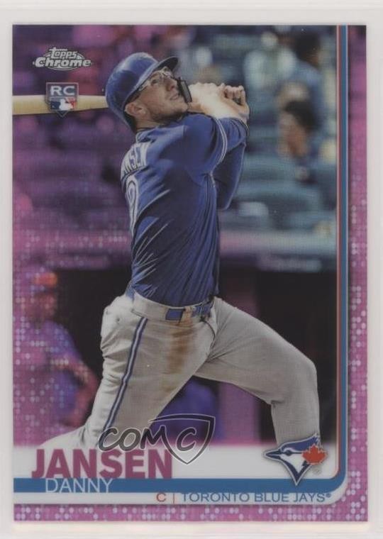 2019 Topps Chrome Pink Refractor Danny Jansen #35 00em